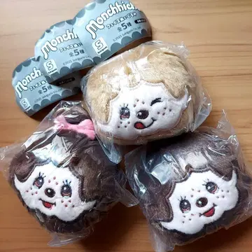 몬치치 페이스 봉제 인형 가챠가챠 몬치치 군 몬치치 양
