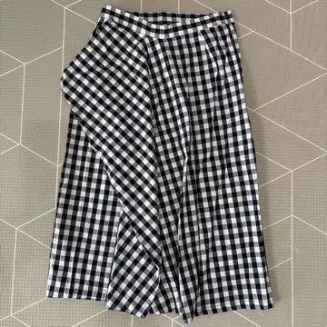 h&m 체크 디자인 스커트