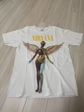 레어 00's NIRVANA IN UTERO 빈티지 티셔츠
