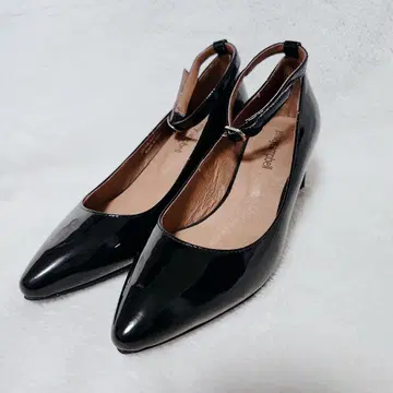 Jeffrey Campbell 스틸레토 블랙 에나멜 35
