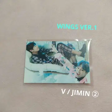 BTS WINGS 한국 VER.1 V 지민 유닛 미니 사진 2