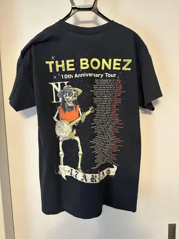 THE BONEZ 10주년 기념 투어 티셔츠