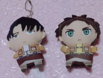 진격의 거인 엘렌 리바이 마스코트 인형 attack on titan