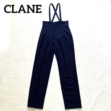 CLANE 클라네 업 허리 서스펜더 팬츠 2way