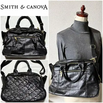 미사용 SMITH&CANOVA 새상품 보관 3만 엔 정도 가죽 핸드백