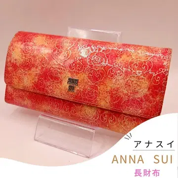 ANNA SUI 안나수이 로즈하트 오렌지 장지갑
