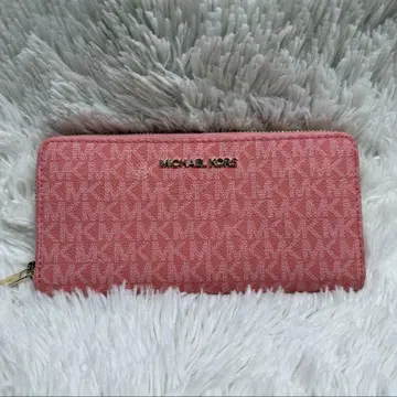 MICHAEL KORS 핑크 장지갑