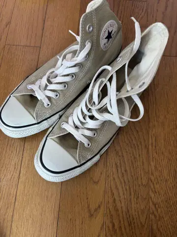 CONVERSE ALL STAR 남성용 베이지 하이컷 26