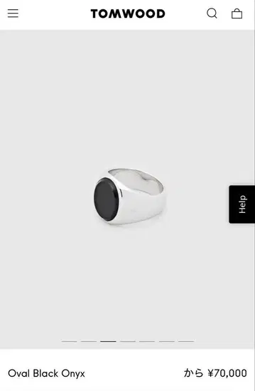 TOMWOOD 톰우드 Oval Black Onyx