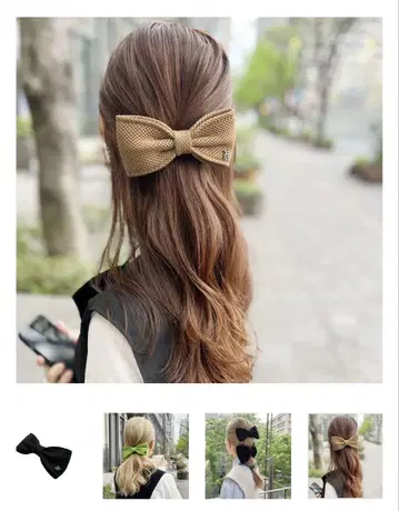 완판템 THE HAIR BAR Soft Mesh 8cm Barrette