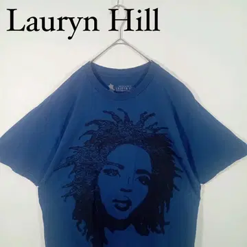 Lauryn Hill 로린힐 아트 프린트 티셔츠 파랑 L