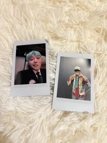 Gdragon 폴라로이드 포토 카드 2장 세트