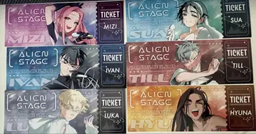 에이리언 스테이지 ALIEN STAGE 애니메이트 혜택 티켓 카드 전종