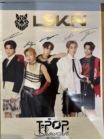 LYKN 사인 포스터 T-POP Showcase in TOKYO GMM