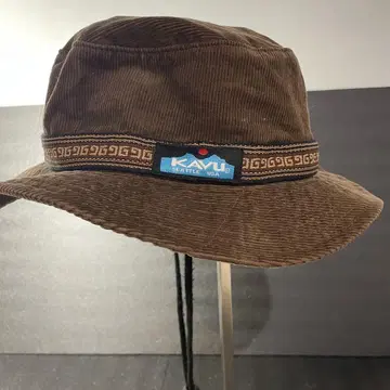 KAVU 코듀로이 아웃도어 햇 브라운