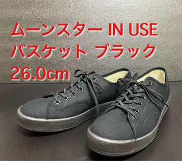 캔버스 신발 문스타 IN USE 바스켓 블랙 26cm
