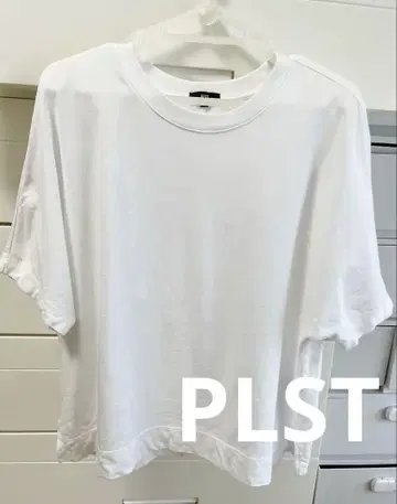 PLST 티셔츠 사이즈 S 화이트