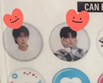 BTS 진 RUNSEOKJIN 캡슐 토이 캔 배치 2개 세트