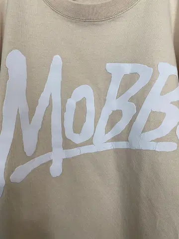 MOBB 티셔츠 베이지 L 사이즈