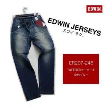 EDWIN 에드윈 JERSEYS 슬림 테이퍼드 데님 팬츠 M ER207