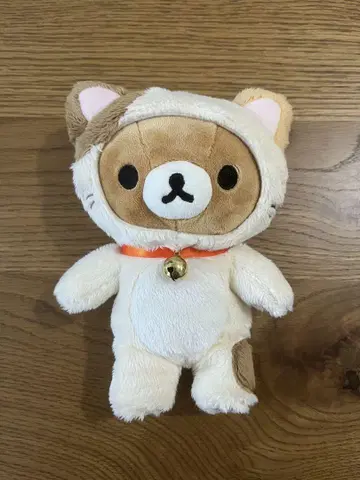 [새상품급] 리락쿠마 모아서 앉기 봉제 인형 고양이 삼색 고양이