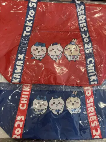 치이카와 (먼작귀) x MLB TOKYO SERIES 토트백 컵스 다저스
