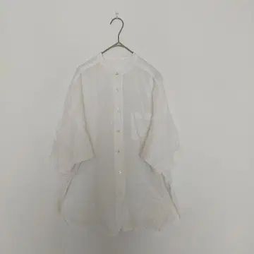 프레임워크 긴팔 블라우스 FREE 화이트 린넨 혼방 오버 사이즈