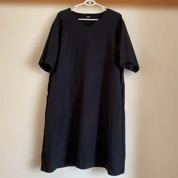 [ Margarethowell ] V넥 린넨 원피스