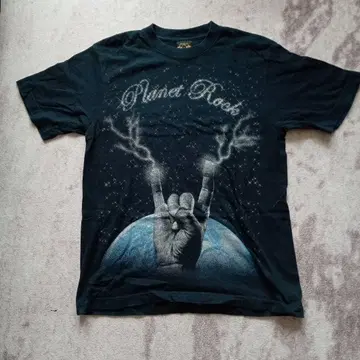 Planet Rock 티셔츠 블랙 BBPBX INC