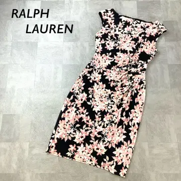 새상품급 LAUREN Ralph Lauren 꽃무늬 올 패턴 개더 원피스