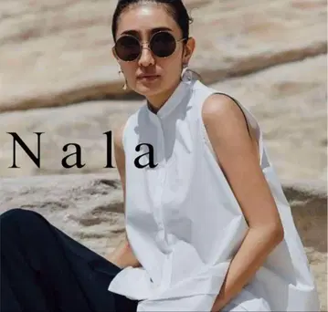 택 포함 새상품 Nala 나라 밴드 카라 수영 셔츠 래쉬 가드