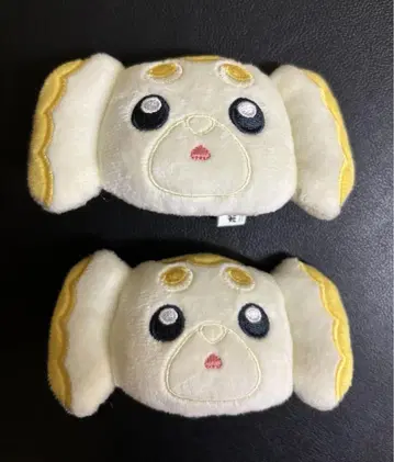 포켓몬스터 페이스 봉제 인형 클립 파피모치 2개 세트