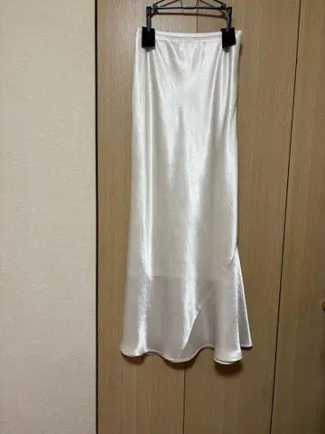anuans 아세테이트 새틴 내로우 스커트