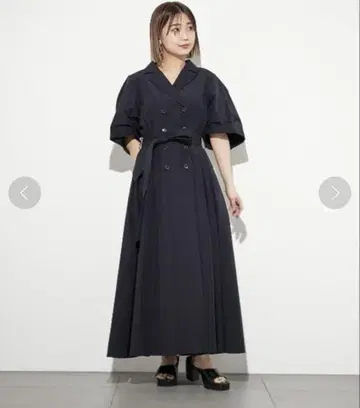 릴리 브라운 트렌치 원피스