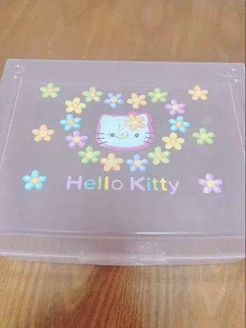 산리오 헬로키티 꽃 키티 보관 케이스 키티