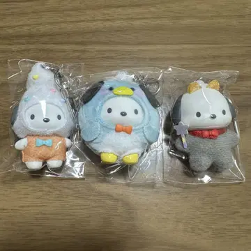 산리오 치비토모 마스코트 포차코 3종 세트
