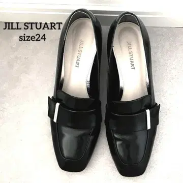 JILLSTUART 질스튜어트 힐 업 로퍼 블랙 24cm