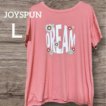 JOYSPUN 꽃무늬 프린트 티셔츠 L 사이즈