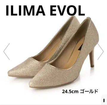 ILIMA EVOL 24.5cm 골드 글리터 하이힐