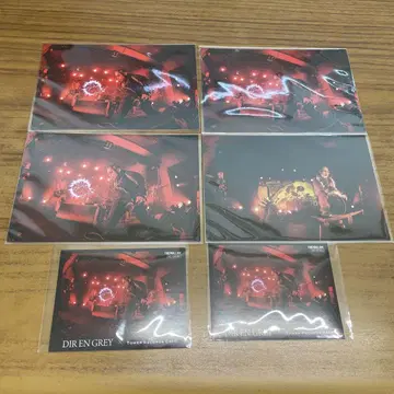 DIR EN GREY 타워 레코드 카페 잔향의 혈맥 엽서 미니 스티커
