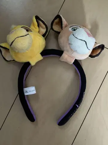 홍콩 디즈니 한정판 라이온 킹 커스터마이즈 머리띠 심바 나라