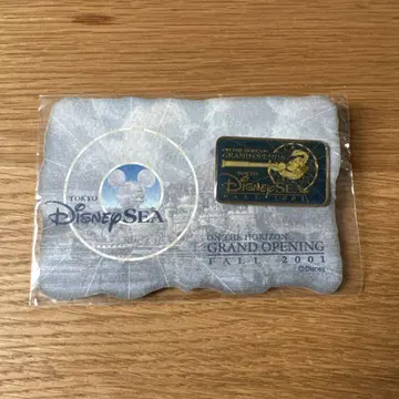도쿄 디즈니씨 그랜드 오프닝 핀 배지 2001