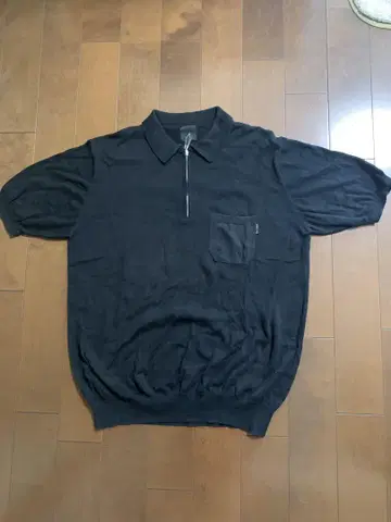 Karl Helmut 블랙 피케 셔츠 L