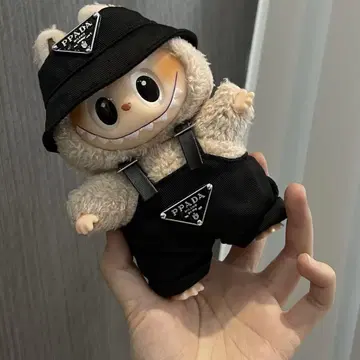 LABUBU 라부브 의류 2개 세트/블랙