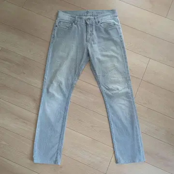 7 For All Mankind 이탈리아제 라이트 블루 스트레이트 데님