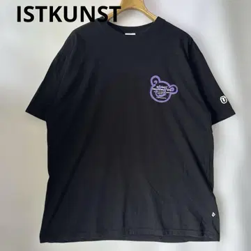 ISTKUNST 이스토쿠스트 BEAR&SMILEY T 반팔 티셔츠 L