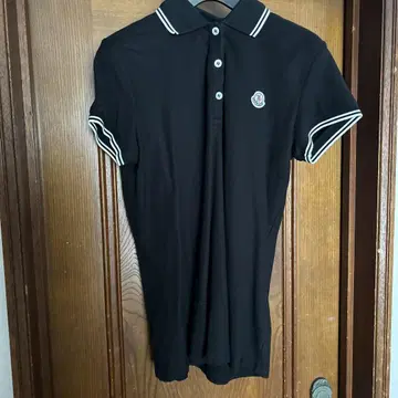 Moncler 블랙 폴로 셔츠 반팔
