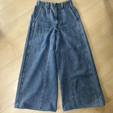 야마다야 클로브 베이커 팬츠 와이드 데님