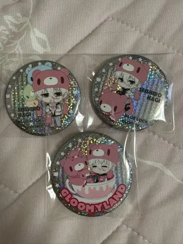 블루 록 나기 세이시로 그루미 캔뱃지 세트