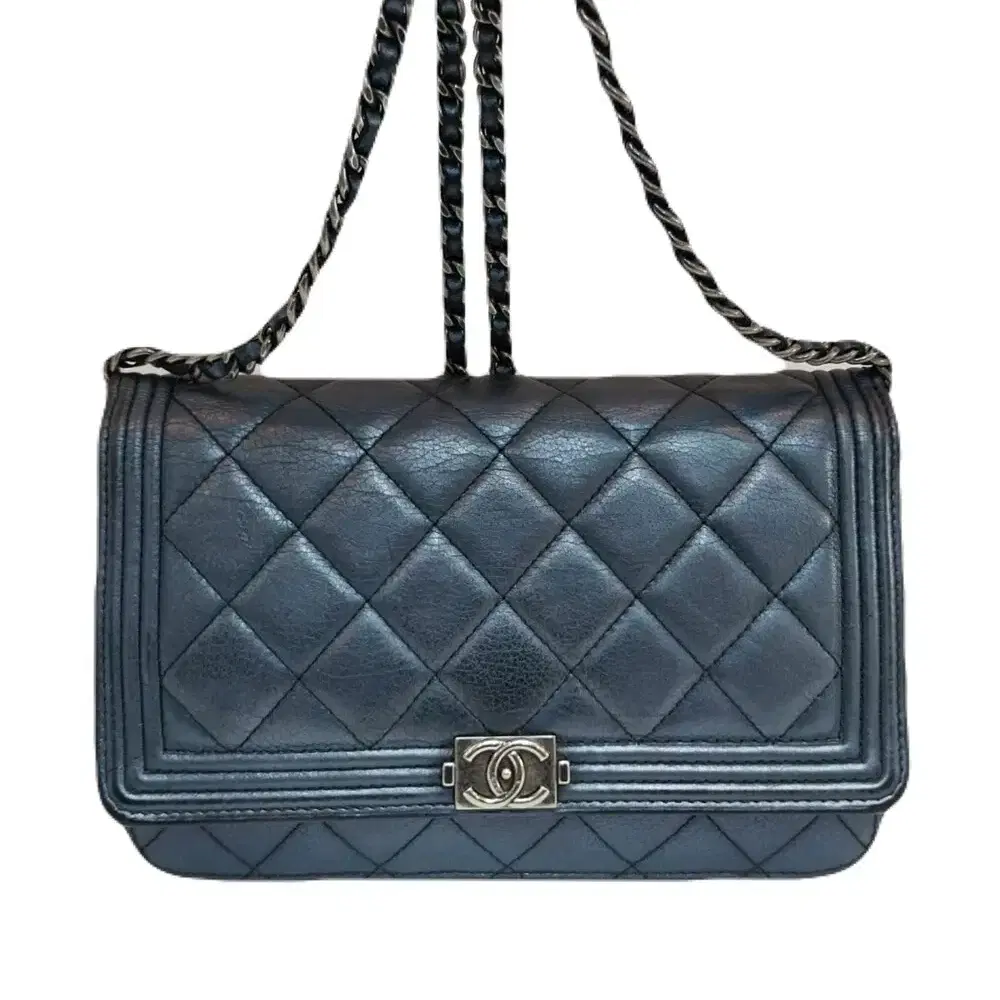 CHANEL 샤넬 Chanel A80287 Boy Chain Wallet Mini Crossbody Bag